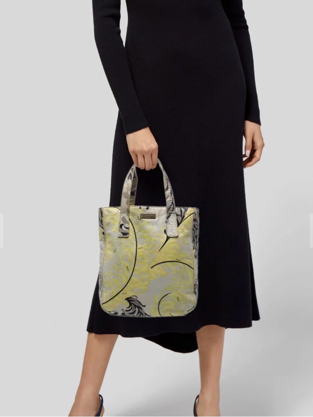 Emilio Pucci Leather Top Handle Bag